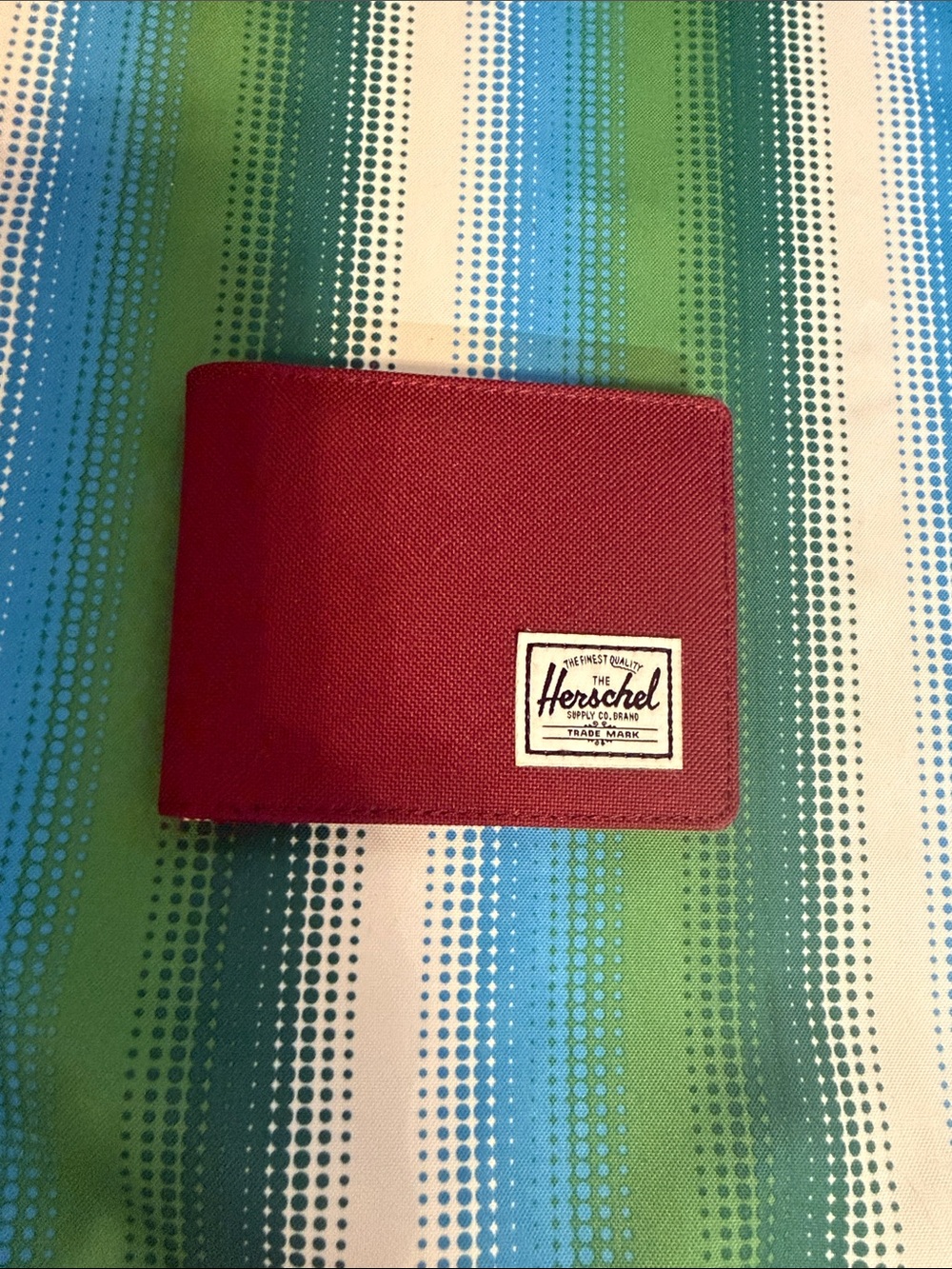 Herschel Supply Company Red Bifold Card Wallet